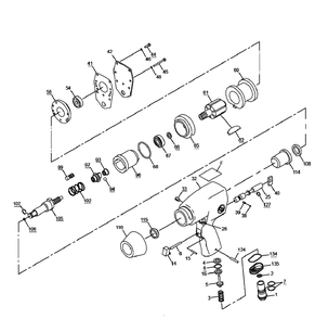Part Location Diagram of 8940168243 Chicago Pneumatic Throttle Kit
